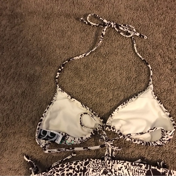 Womens Ninety Nine Degrees Leopard Print String  Bikini - Picture 5 of 7